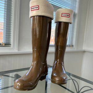 Hunter Women's Tall Boot Socks - Cream